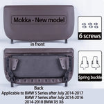 F10 F11 F01 F02 F07 Leather Car Seat Backrest Panel Storage Pocket Cover For BMW 5 7 Ser detail view