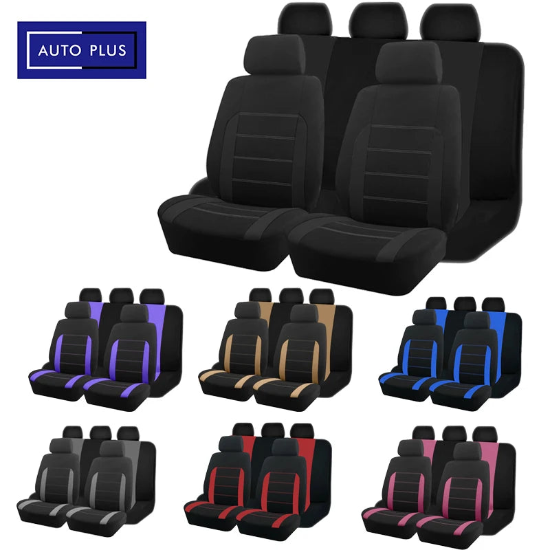AUTO PLUS Car Seat Covers Universal Size Fit For Most Car Suv Truck Van Car Accessories Interior Sea