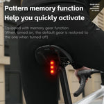 WEST BIKING Bicycle Rear Light Multi LED IP66 Tail Light Auto Start/Stop Brake Sensin lifestyle view
