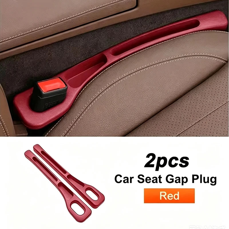 2Pcs Car Seat Gap Filler With Key & Phone Holder, Durable EVA Multi-Slot Auto Interior Storage Organizer Accessories