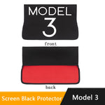 Tesla Model 3 Y Sunshade Screen Protector | Waterproof Fabric Navigation Cover lifestyle view
