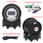 Digital Air Fuel Ratio Gauge 52mm | Narrowband O2 Sensor for 12V Car Voltmeter 2 in 1 lifestyle view