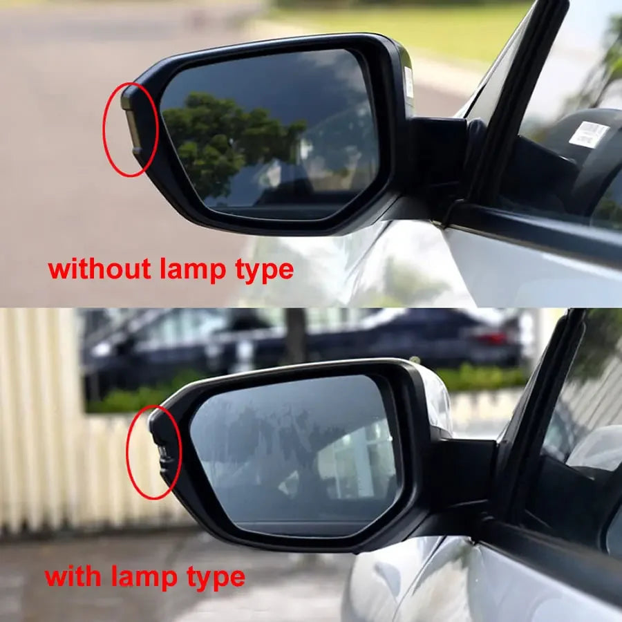 For Honda Civic 10th 2016 2017 2018-2021 Car Accessories Door Wing Mirrors Holder Rearview Mirror Trim Ring Housing Frame 1PCS
