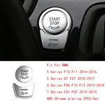 For BMW 5 6 7 5GT X3 X4 X5 X6 Headlight Switch Button Cover Engine Start Stop Switch D close-up view
