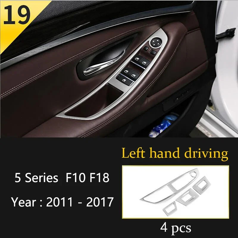 Car Interior Front Reading Lampshade, Lamp Decoration Frame For BMW 5 Series F10 F11 alternate view