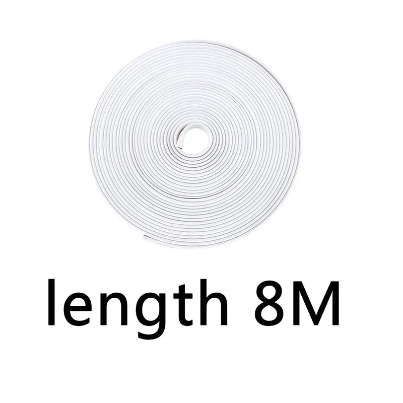 Universal Car Rim Protect Strip Wheel Edge Protector Car Wheel Sticker Tire Protection close-up view