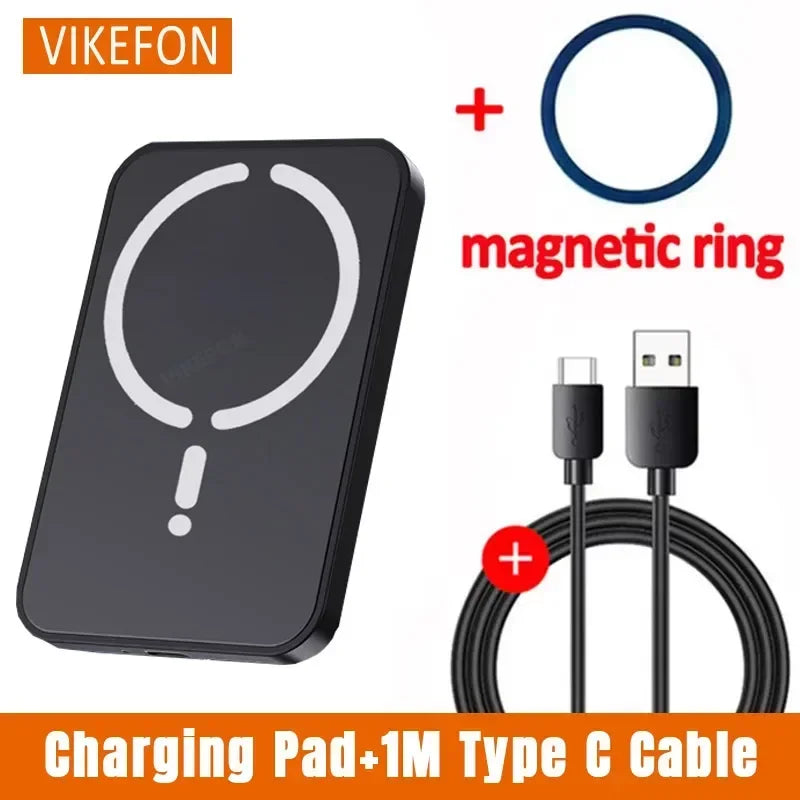 100W Magnetic Wireless Car Charger Air Outlet Phone Holder for iPhone 16 15 14 13 12 alternate view