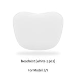 OULEX Tesla Model 3 & Model Y Nappa Leather Car Seat Neck Pillow – Ergonomic Memory additional angle