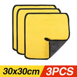 Heavy Duty Microfiber Car Wash Towels | Absorbent Lint Free Cleaning Cloths detail view
