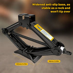 1.5T/2T Car Scissor Jack Auto Emergency Crank Lift Stand Labor-Saving Repair & Tire R lifestyle view
