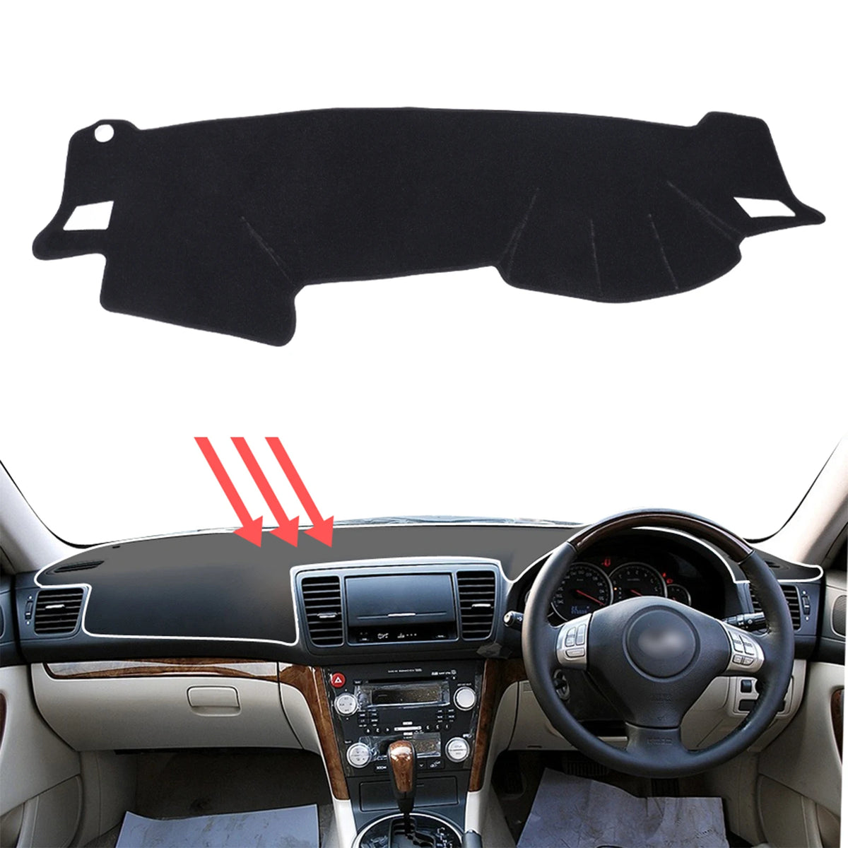 Car Dashboard Mat for Subaru Outback Legacy B4 2003 2004 2005 2006 2007 2008 2009 Das alternate view