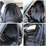 Waterproof Car Seat Cover for Front Rear Seats Dustproof Steering Wheel Trunk Mat alternate view