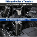 Adjustable Car Cup Holder Expander for Large Bottles and Mugs with Handles