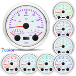 HD Customized 85mm 3 in 1 Gauge | GPS Speedometer, Fuel Gauge, Tachometer with Antenn lifestyle view