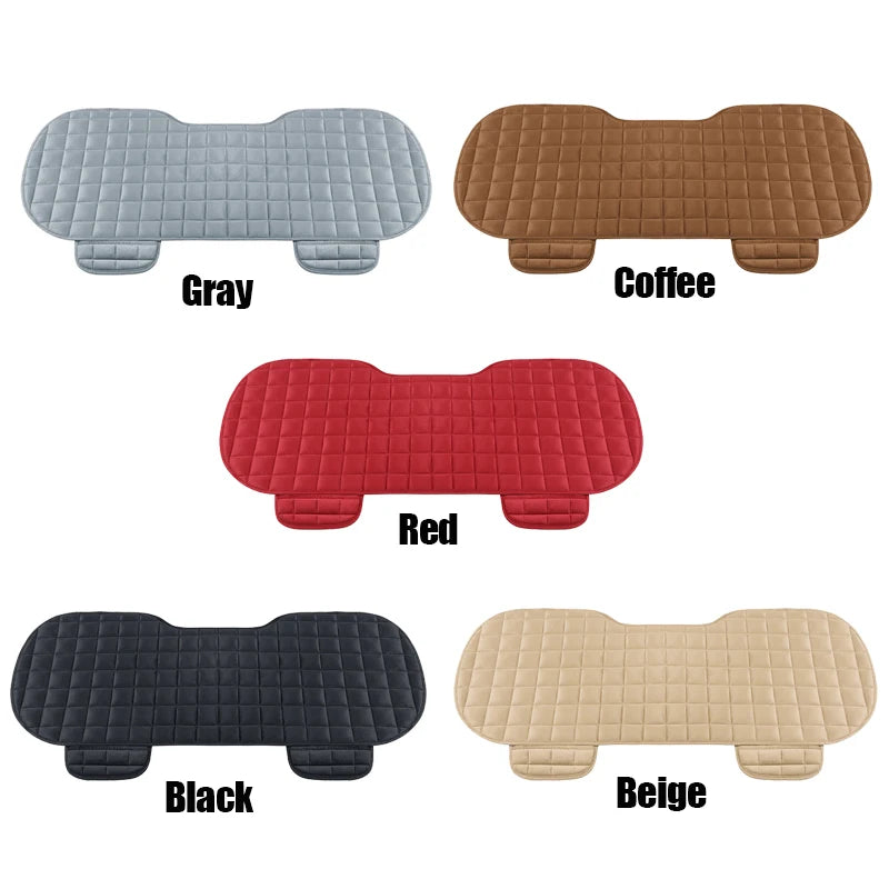 Velvet Rear Seat Cover Non Slip Winter Cushion lifestyle view