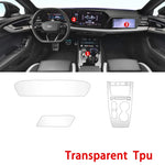 TPU Protective Film For Audi New A5 B10 2025 2026 Interior Center Console Clear Car additional angle