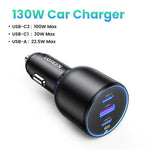 【New-in】UGREEN 130W Car Charger Fast Charging PD Quick Charger USB Type C Phone Charg alternate view