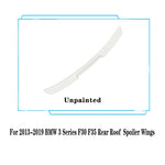 For 2013-2019 BMW 3 Series F30 F35 F80 320i 325i 330i Rear Window Roof Spoiler Wings Black Carbon Tuning Car Styling Accessories