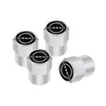4Pcs Metal Tire Valve Stem Caps for Nissan Models | Universal Car Accessories lifestyle view