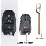 3 4 BT Car Key Fob Case Shell Housing for Peugeot 308 408 508 2008 3008 4008 5008 for close-up view