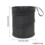 Car Trash Can Leak-Proof Collapsible PVC Pop Up Garbage Bin lifestyle view