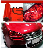 Car Headlight Taillight Protective Film Tint Vinyl Film Auto Lamp Film Sticker Sheet C close-up view