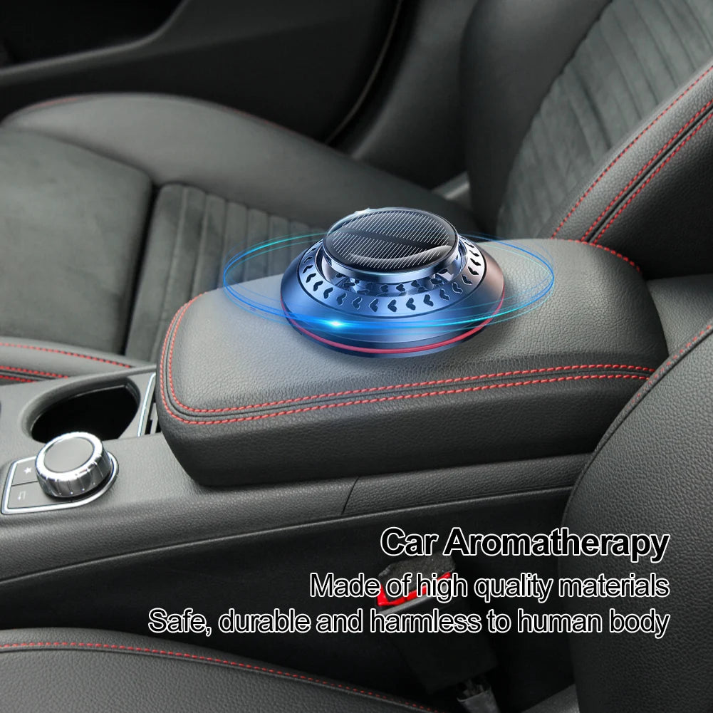 Solar Car Aromatherapy Levitating Rotating Air Freshener | Auto Interior Decoration alternate view