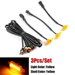 Universal LED Car Front Grille Lights | Eagle Eye Lamp with Harness for Pickup, Off-Road detail view