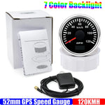 GPS Speedometer Gauge 52mm | 7 Color Backlight GPS Meter for Car Marine Boat 12V 24V lifestyle view