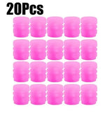 20Pc Luminous Valve Caps Fluorescent Night Glowing Decor Car Motorcycle Bicycle Wheel alternate view
