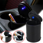 Universal Car LED Ashtray Garbage Coin Storage Cup Container Cigar Ashtray Holder Auto Interior Acce