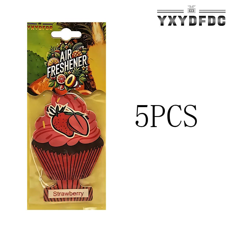 Cupcake-Shaped Car Air Freshener Set | 7 Unique Scents for Vehicle and Home lifestyle view