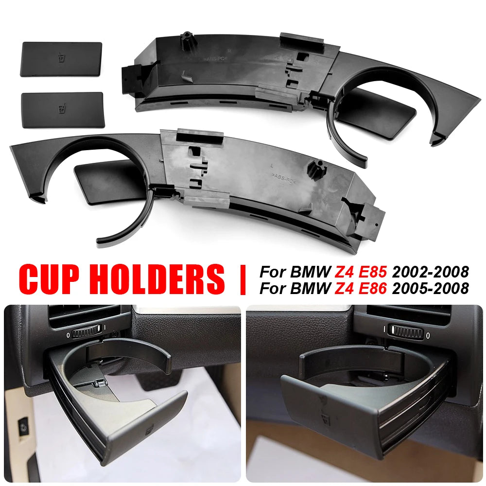 Car Dashboard Cup Holder for BMW Z4 E85 E86 2002-2008 | ABS Drinks Holder additional angle