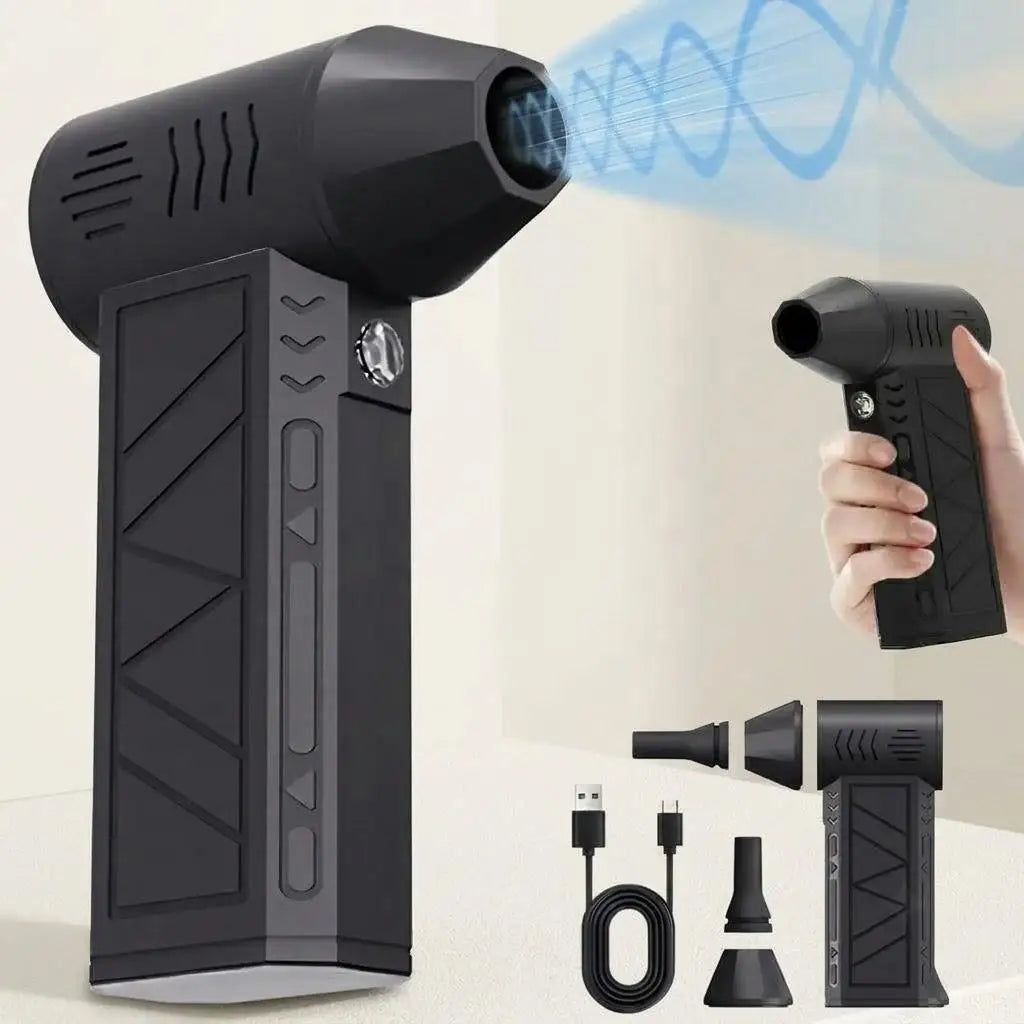 Cordless Car Vacuum Cleaner Handheld Rechargeable Electric Vacuum with 3 Speed Settings 110000 RPM High Power Air Blower Jet Dry Compressed Air Duster for Car Interior Cleaning Portable Auto Vacuum Cleaner for SUV Truck Dashb