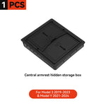 Car Storage Box for Tesla Model 3/Y Highland | Center Console Hidden Organizer alternate view