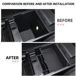 For Ford Explorer 2020-2025 Car Central Armrest Storage Box Console Organizer Center Tray Storage Car Accessories