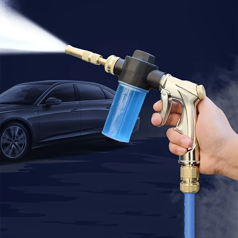 High Pressure Foam Kettle Water Gun | Car Washing & Garden Hose Nozzle