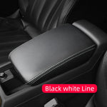 For Audi A4 B8 A5 2006-2012 2013 2014 2015 2016 Central Control Leather Armrest Box additional angle