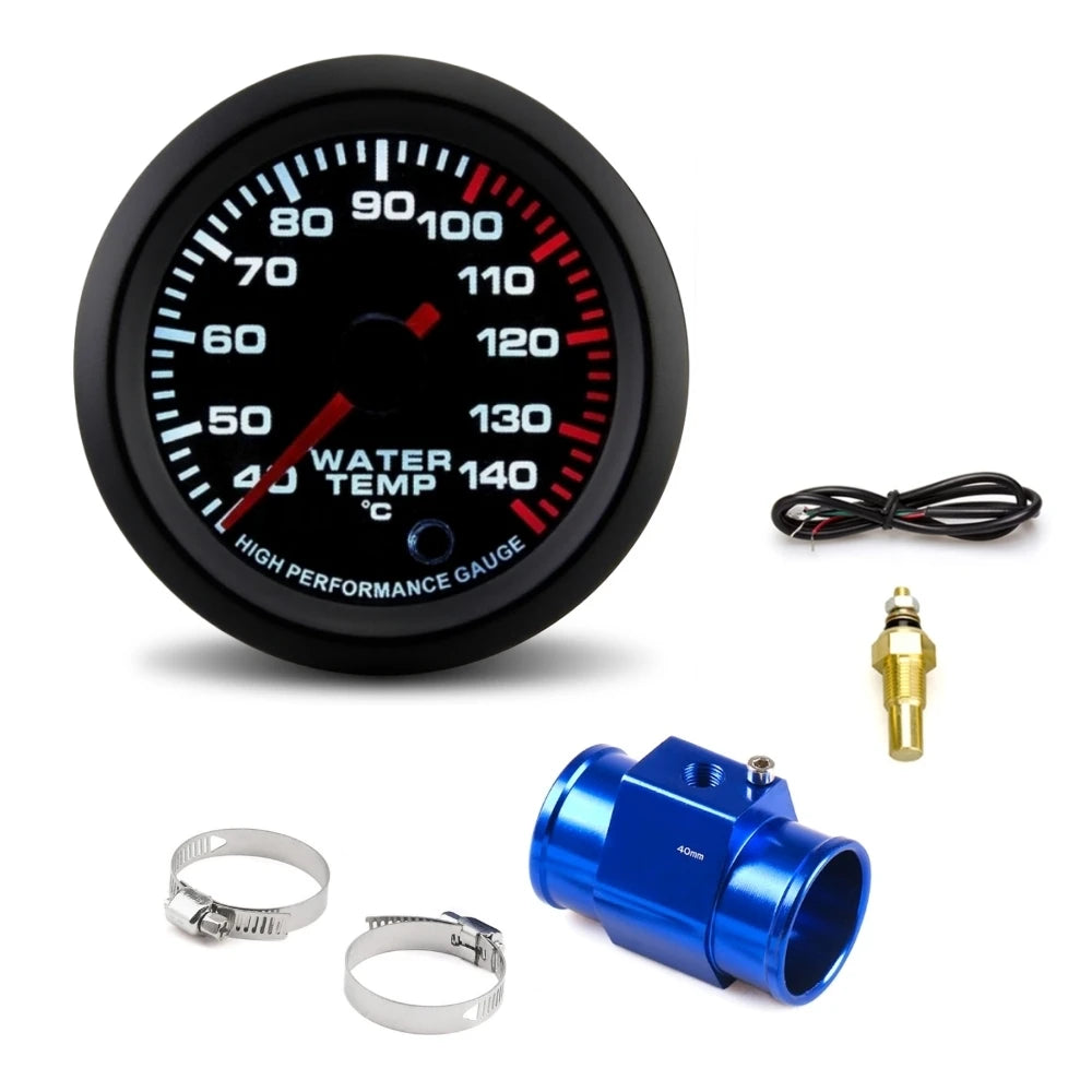 52mm Car Water Temp Gauge with Alarm and 7 Color Backlight | Universal 12V lifestyle view