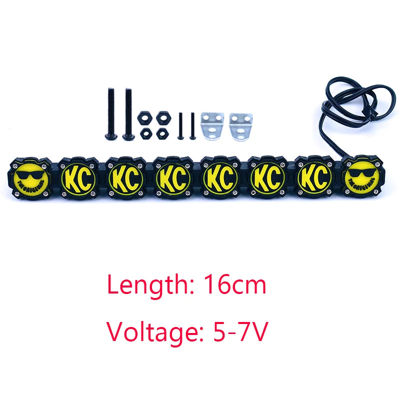 LED Simulation Roof Lights for 1/10 RC Crawler D90 lifestyle view