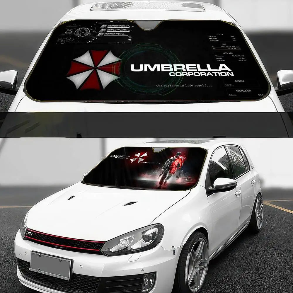 Classic Movies Resident Evil Windshield Sunshade | Car Sun Visor for UV Protection additional angle