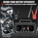 20A Battery Charger 12V/24V Smart Auto Charger for Car Truck Boat RV Lifepo4