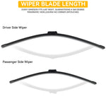 Erick's Wiper Front & Rear Wiper Blades Set For MG ZS EV ZX ZST VS 2017-2024 detail view
