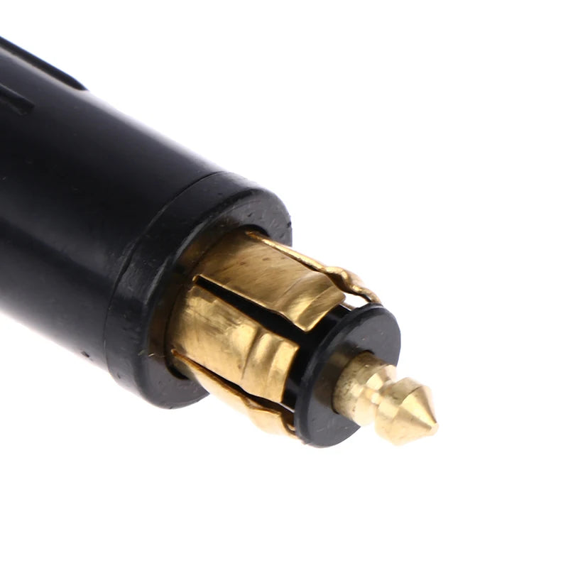 DIY Din Hella Male Plug Powerlet Plug European Type 12V Cigarette Lighter Adapter Con alternate view