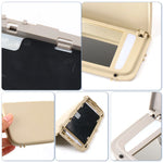 For Volvo Sun Visor Makeup Mirror Glass Cover Light Lamp Cap Lid For XC60 XC90 S80 XC70 V70 Car Roof Sunvisor