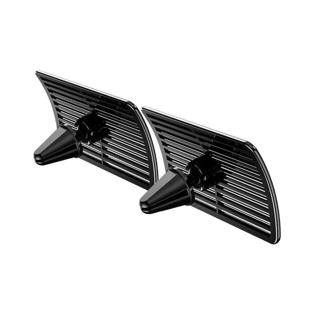 Pair Car Air Conditioning Wind Shield/ Air Vent Deflector Car A/C Outlet Wind Shield/ Air Outlet Baffle Windproof With Clip