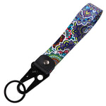 Datura Flower Car Keychain Key Ring detail view