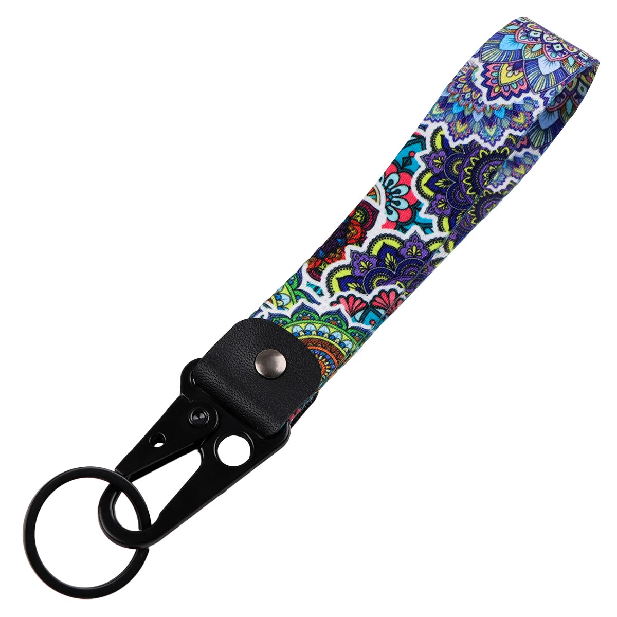 Datura Flower Car Keychain Key Ring detail view