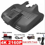 4K WiFi Dash Cam for Mercedes C Class W205 C204 C205 | Plug and Play Hidden Car DVR detail view