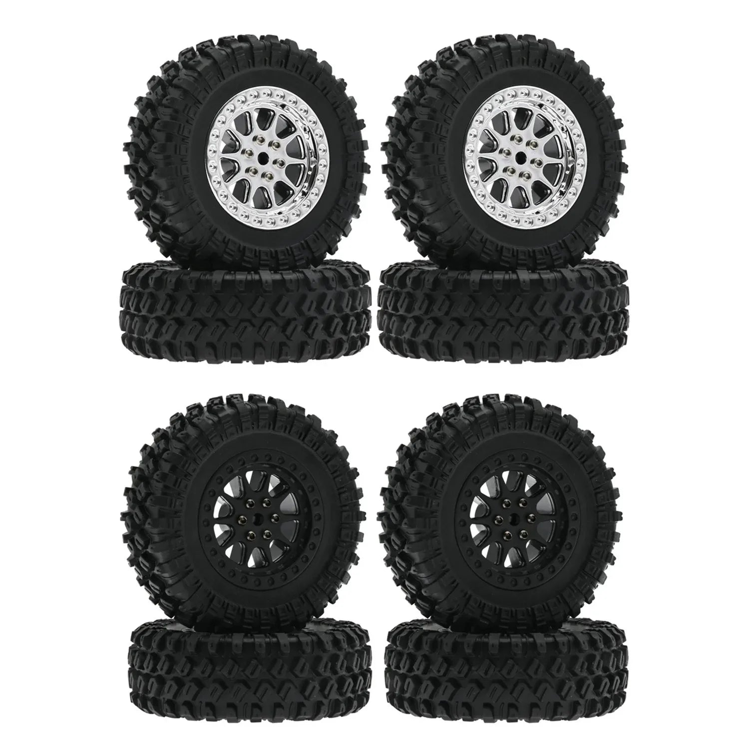 For MN D90 MN98 MN99S MN82 WPL C14 C24 C34 B14 B24 70mm Tire Clamp Wheel RC Car Upgrade Parts Access